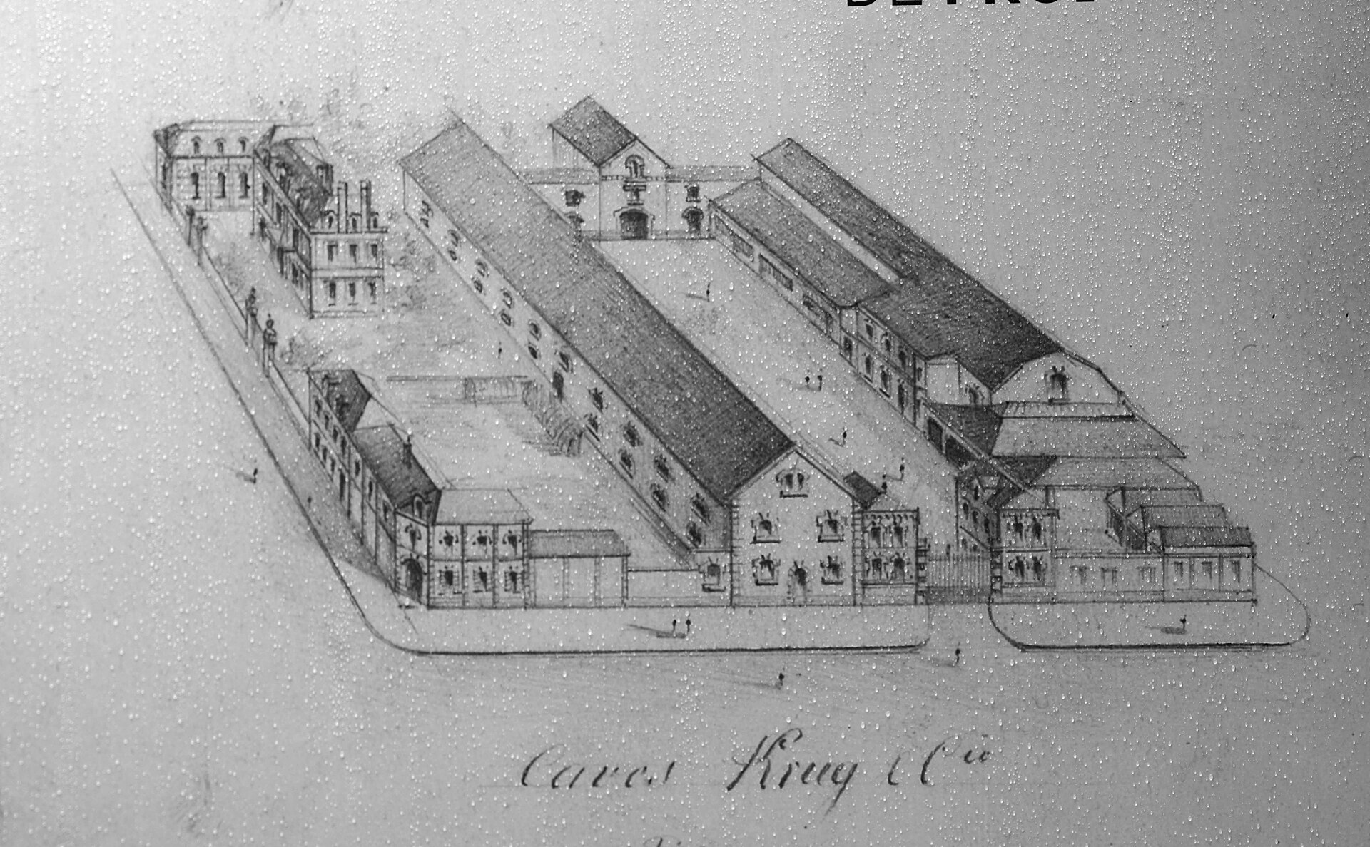 Exterior view of the Krug family Champagne house building